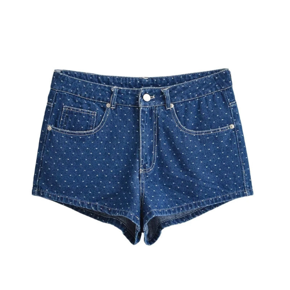 ZARA New Fashion Casual Polka Dot Shorts